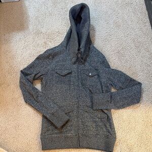 Burton fleece lined Zip-Up Sweater